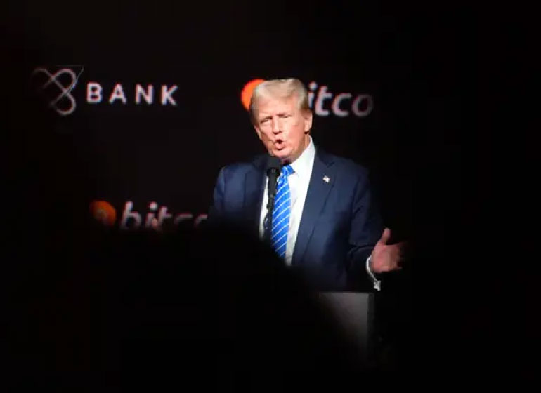 Donald Trump wspiera kryptowaluty i Bitcoina Bitcoin-Trump