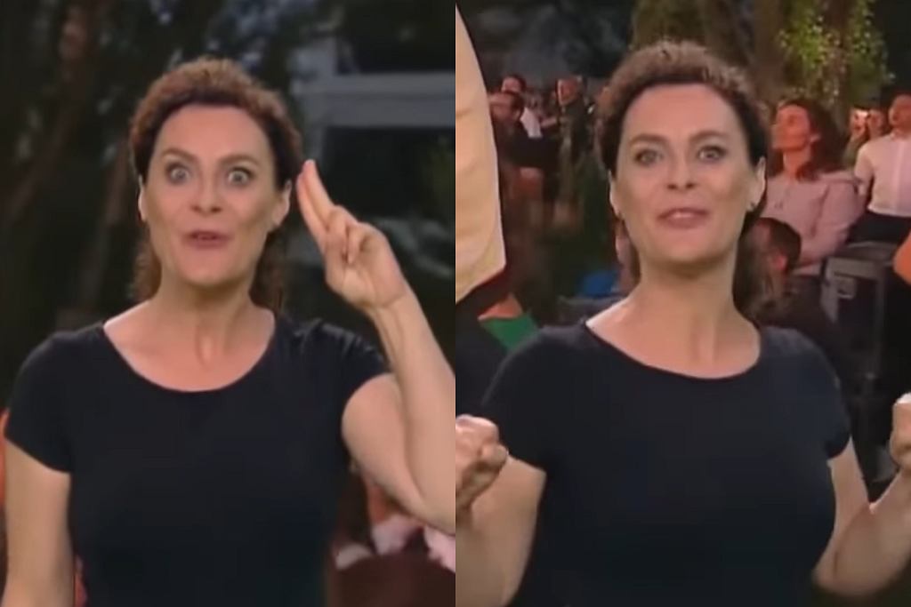 Pani Małgorzata Limanówka jest tłumaczką języka migowego. Dodamy tylko, że wyjątkową tłumaczką…♪♪♪❤