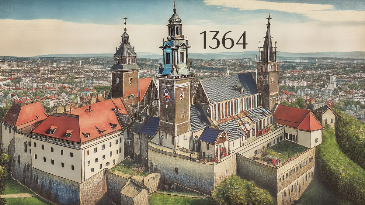 Spacer po jesiennym Krakowie, czyli historia sprzed kilkuset lat. Kraków 1364