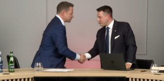 Złoty róg i czapka z piór! Ostał się ino sznur? Mentzen i Trzaskowski