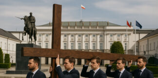 Bieda – tablica odsłonięta! Wstyd i hańba Bieda - tablica odsłonięta! Wstyd i hańba. Krzyż, pamięć