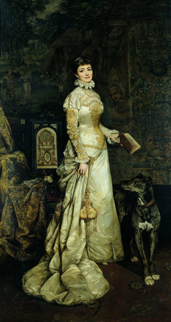 Portret Heleny Modrzejewskiej pędzla Tadeusza Ajdukiewicza z 1880 r., fot. Muzeum Narodowe w Warszawie
