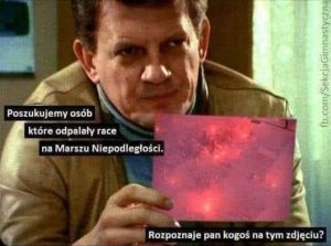 Pirotechniczny patrol. Policja szuka racowników 1 Odpalasz racę na Marszu Niepodległości? Uwaga! Policja już poluje na groźnych patriotów. Bezpieczeństwo? Raczej pokaz siły i trochę zimowego absurdalu.