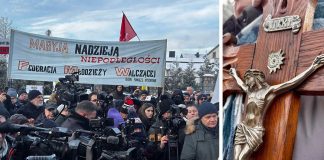 Kaszubski Rubikon w Kielnie: Pikieta, polityczna burza i wójt zamknięty w komórce Kaszubski Rubikon w Kielnie: Pikieta, polityczna burza i wójt zamknięty w komórce