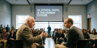 Czy AI ma duszę? Wielkie starcie o przyszłość człowieka: John Lennox vs. Yuval Noah Harari Czy AI ma duszę? Wielkie starcie o przyszłość człowieka