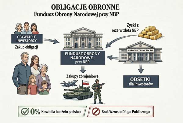 Obywatelski SAFE 0% - obligacje „obronne” i złoto NBP, czyli obywatele finansują obronność państwa oraz na tym zarabiają. 1 Złoto, armia i Twój portfel. Czy obligacje obronne to genialny plan na zbrojenia bez długu?