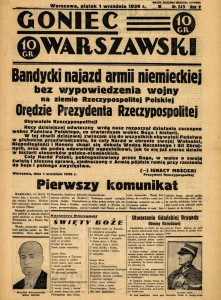 Wieluń. Miasto, które obudziło się pod bombami! 1 1 wrzesnia 1939 goniec warszawski 753x1024 1